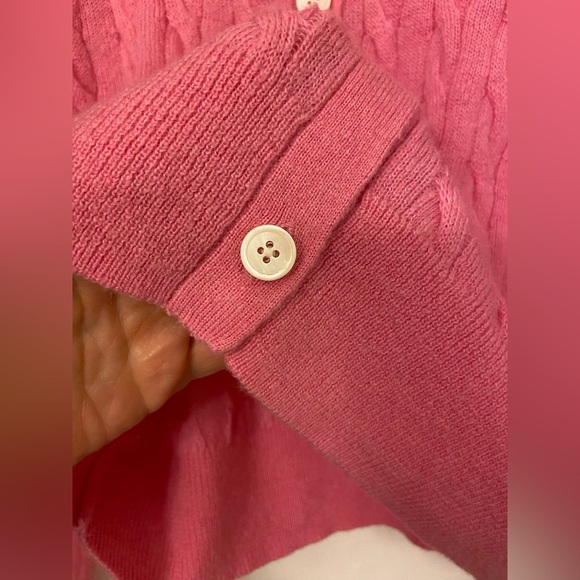 Alex Mill Mini Pink Knit Cardigan Sweater Alpaca Blend Pink Size Small - Picture 8 of 10